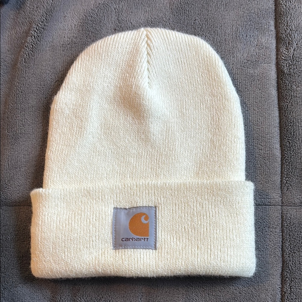 Carhartt Off-White Knit Beanie